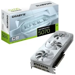 Gigabyte GeForce RTX 5070 EAGLE OC ICE SFF 12GB GDDR7 NVIDIA Blackwell DLSS 4 - Tarjeta Gráfica con Sistema Refrigeración WINDFORCE y RGB